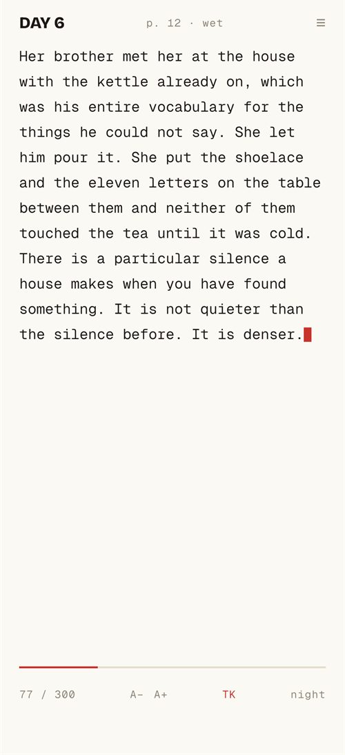 Manuscript on a phone, screen 2 of 3