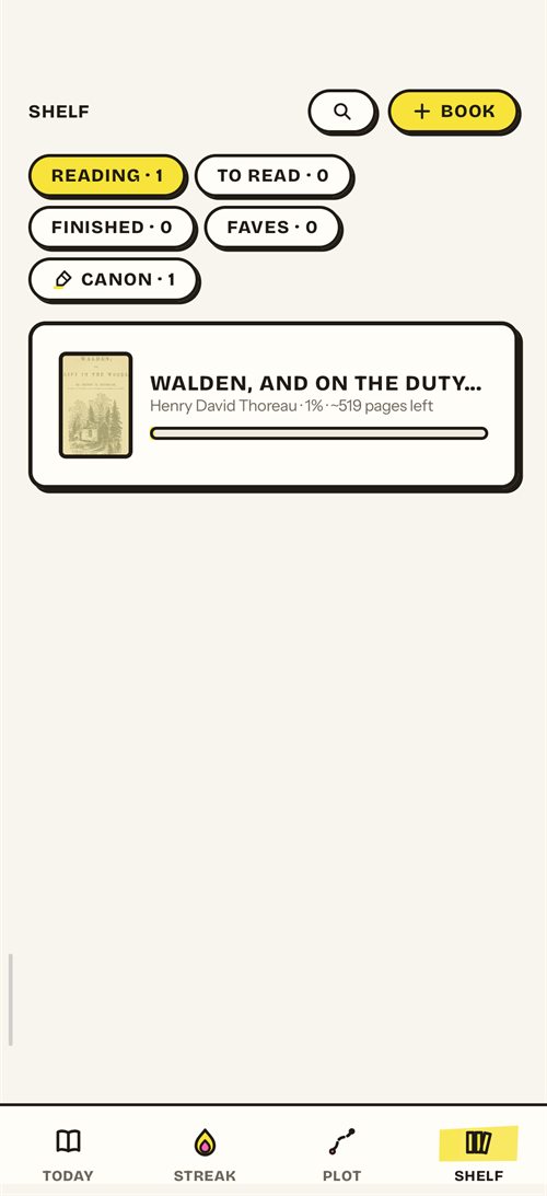 One Page on a phone, screen 3 of 3
